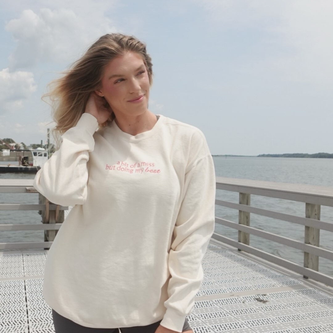 The Seen Collection | Embroidered Crewneck