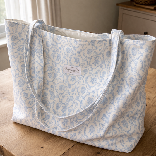 Large Handmade Tote Bag